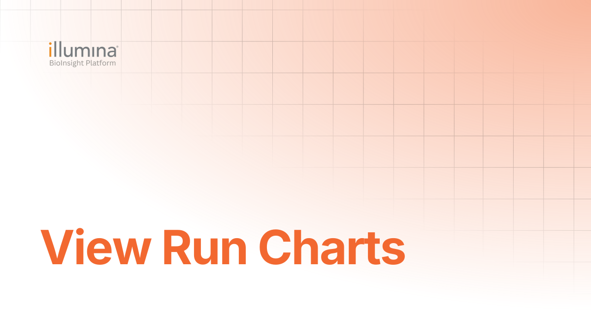 View Run Charts | Illumina Connected Software