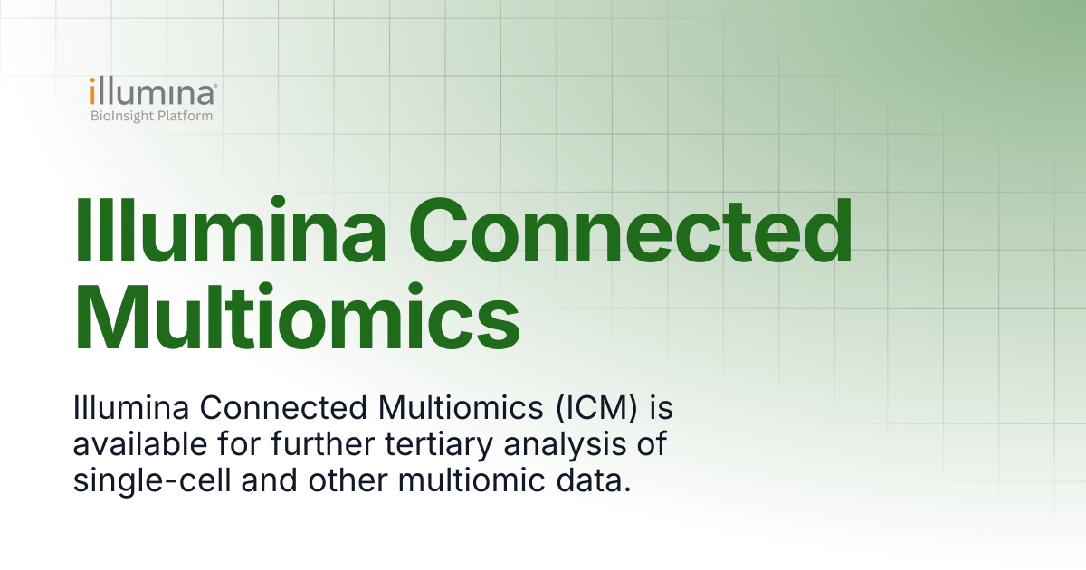 Illumina Connected Multiomics | Illumina Connected Software