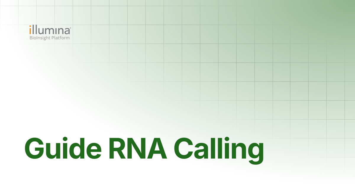 Guide RNA Calling | Illumina Connected Software