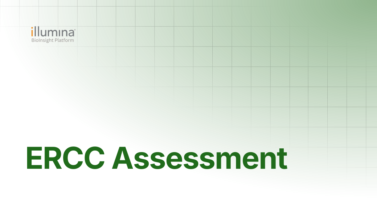 ERCC Assessment | Illumina Connected Software