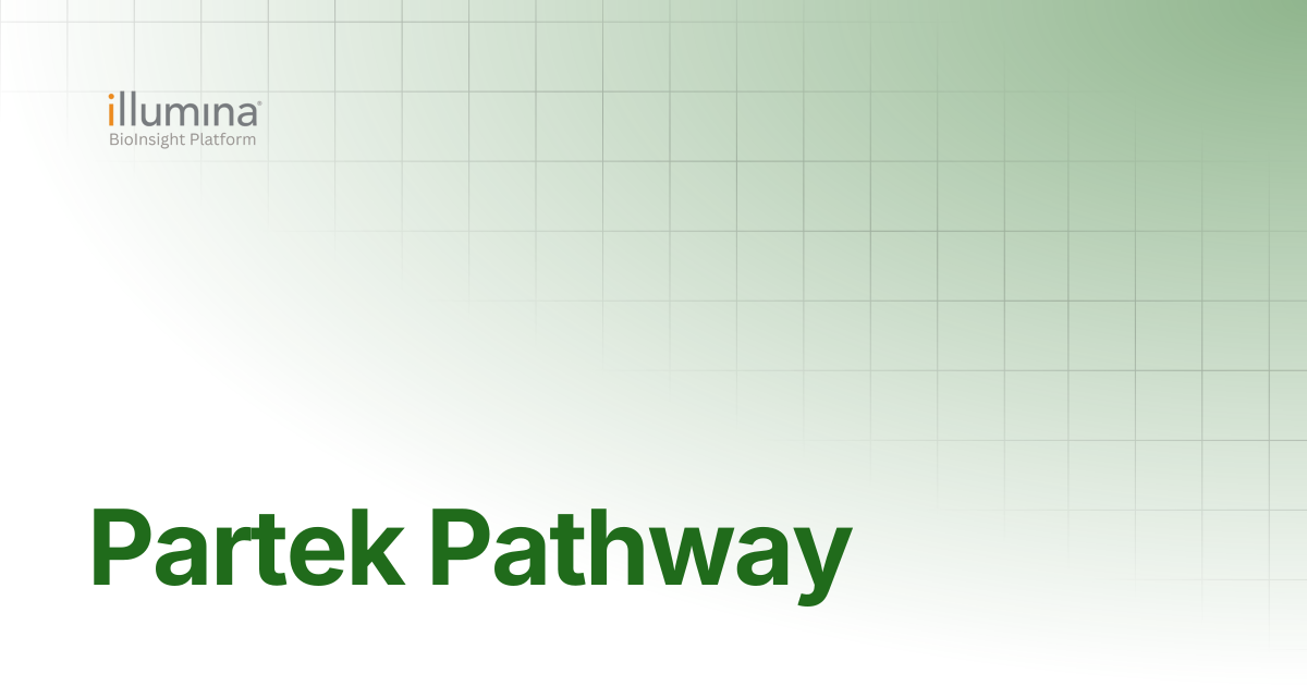 Partek Pathway | Illumina Connected Software